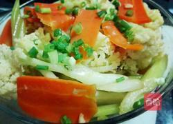 素炒花菜的做法图解8