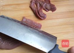 秘制红汤猪腰的做法图解4