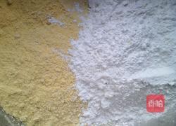 糯米小米面黑芝麻饼的做法图解2