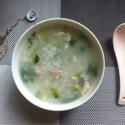青菜瘦肉粥的做法[图]