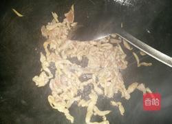 蒜苔炒肉丝的做法图解3