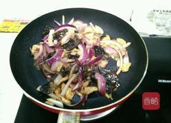 木耳洋葱炒肉的做法图解7