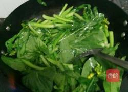 香菇油菜炒肉片的做法图解5