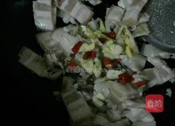 五花肉炒大白菜的做法图解2