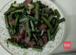 菜苔炒腊肉的做法图解4