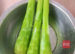肉炒莴笋的做法图解2