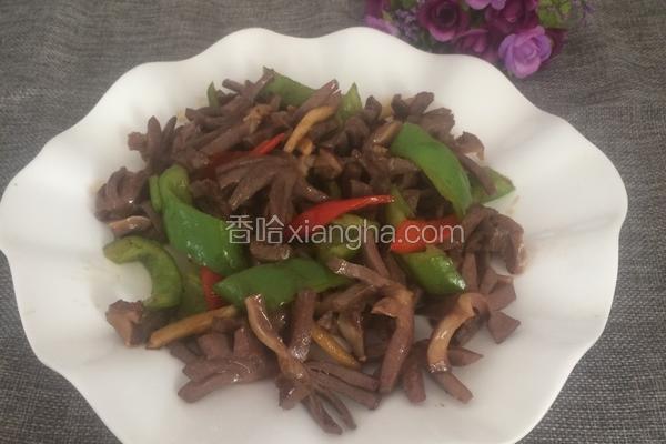 爆炒鸭胗