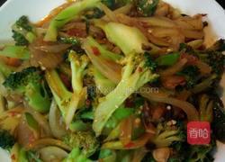 麻辣西兰花干锅的做法图解7