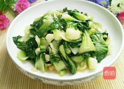 猪油炒小白菜的做法图解5