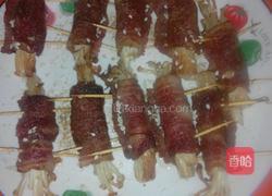 培根金针菇卷的做法图解4