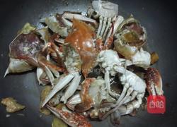 姜葱炒花蟹的做法图解6