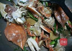 姜葱炒花蟹的做法图解7