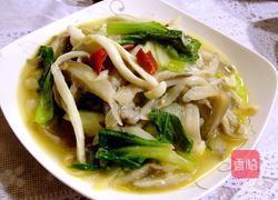 炒双菇的做法图解8