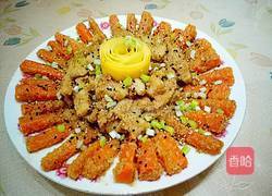 粉蒸胡萝卜藕的做法图解11