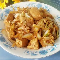 豆腐炒白菜的做法[图]