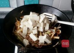 豆腐炒白菜的做法图解5