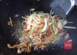 白菜杆炒肉的做法图解9