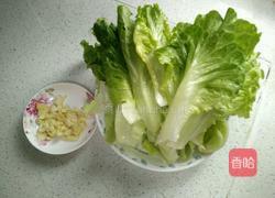 清炒生菜的做法图解1