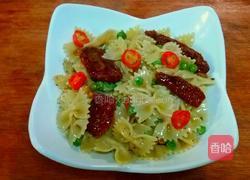 意大利面(鳀鱼蕃茄干蝴蝶面)的做法图解13