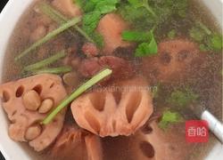 花生莲藕排骨汤的做法图解4