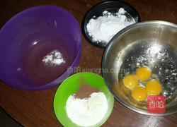 地瓜可可粉蛋糕的做法图解1