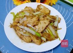 大葱烧豆腐的做法图解5