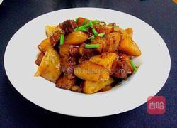 土豆红烧肉的做法图解11