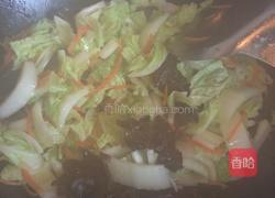 大白菜炒木耳的做法图解9
