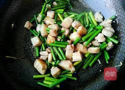 蒜薹炒肉的做法图解9