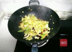 香辣圆白菜的做法图解4