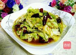 香辣圆白菜的做法图解5