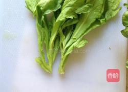蒜蓉枸杞茼蒿汤的做法图解2