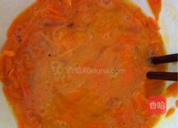 胡萝卜蛋饼的做法图解3