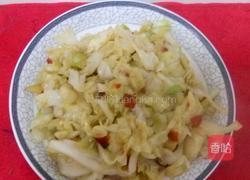 爆炒包菜的做法图解4