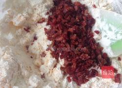 蛋黄蔓越莓曲奇饼干的做法图解4