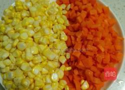 肉粒炒玉米的做法图解1
