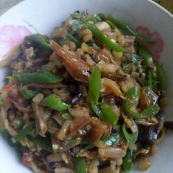 凉薯炒外婆菜的做法[图]