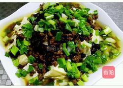 豆豉肉末蒸豆腐的做法图解9
