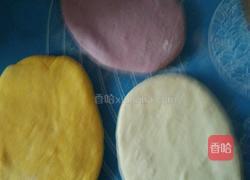 牛奶南瓜，牛奶紫薯，牛奶麦芯粉，罗卜鲜肉包子的做法图解4