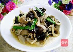 木耳炒平菇的做法图解7