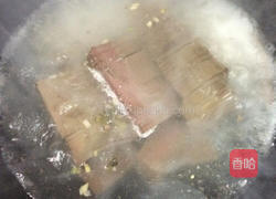 酸菜炖鸭血的做法图解4