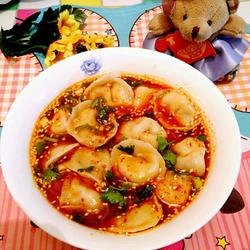 牛肉韭黄酸汤水饺的做法[图]