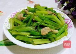 芹菜炒肉的做法图解8
