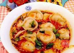 牛肉韭黄酸汤水饺的做法图解12