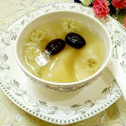 雪梨红枣菊花茶的做法[图]