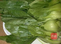 耗油肉丁油菜的做法图解1