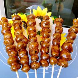 山药豆冰糖葫芦的做法[图]