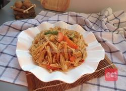 素炒腐竹的做法图解4