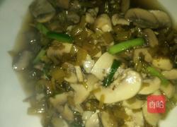 咸菜炒白蘑菇的做法图解6
