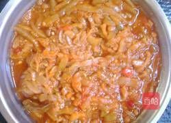 西红柿炒茄丝。的做法图解5